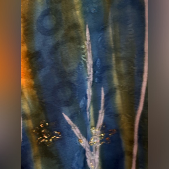 Recycled and repurposed sari fabric wrap skirt - Picture 10 of 11